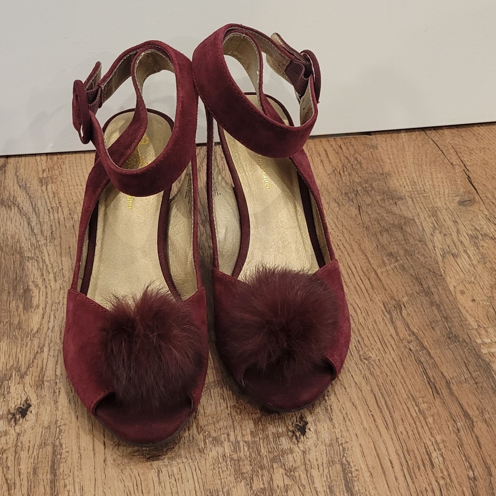 Seychelles Seduce Suede and Fur Heels